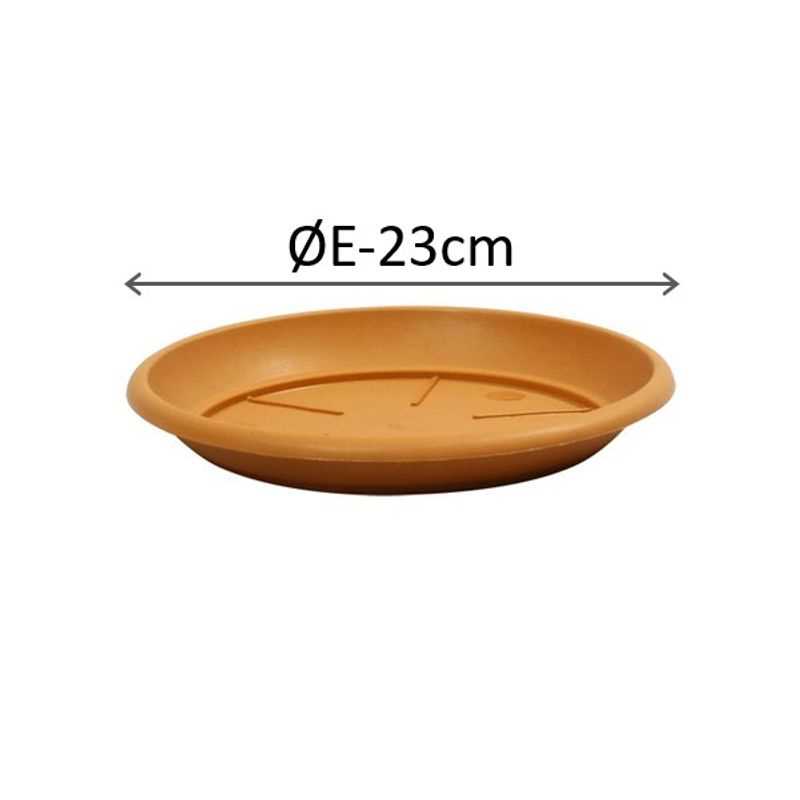STS00023-100 SIENA SAUCERS 23cm Terracotta