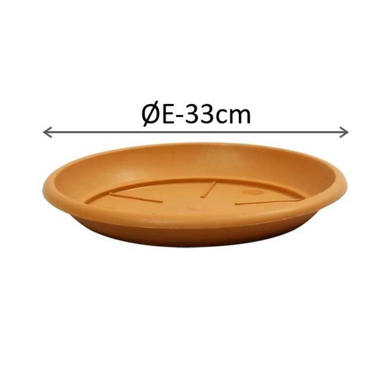 STS00033-100 SIENA SAUCERS 33cm Terracotta