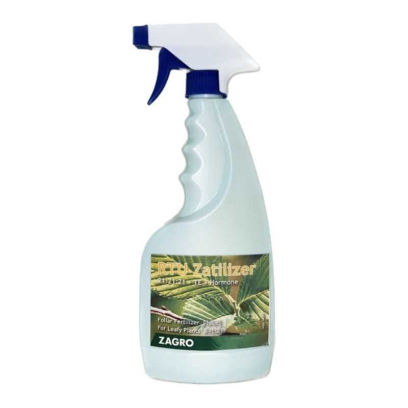 ZAGRO RTU ZATILIZER FOLIAR FERTILIZER - FOR LEAFY PLANTS (500ML)