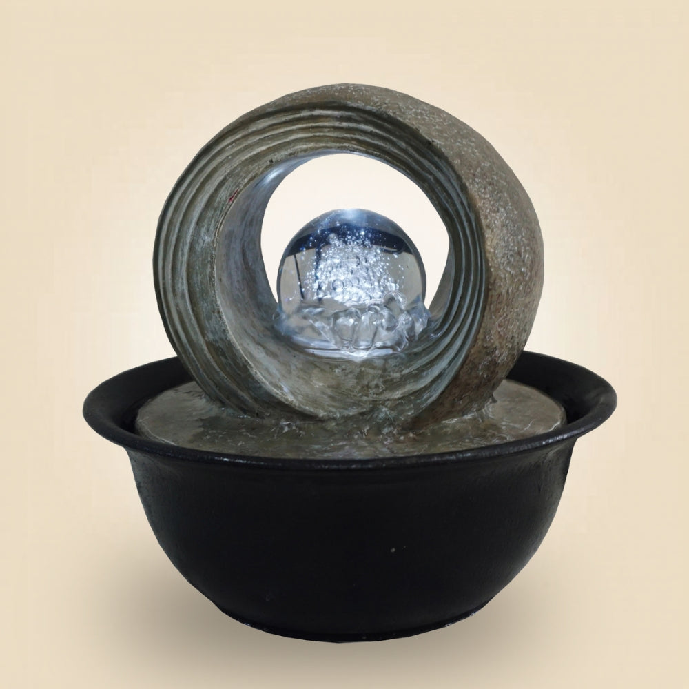 SS2193465 Polyresin water fountain L18.8cm xW18.5cm H17cm