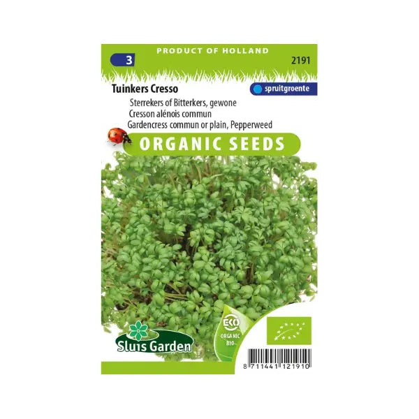 SL2191 Gardencress Cresso (commun or plain) BIO