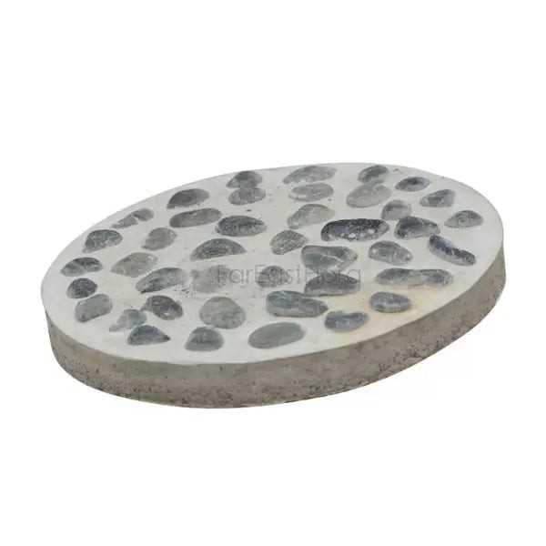 CEMENT SLAB ROUND BIG PEBBLES (11")