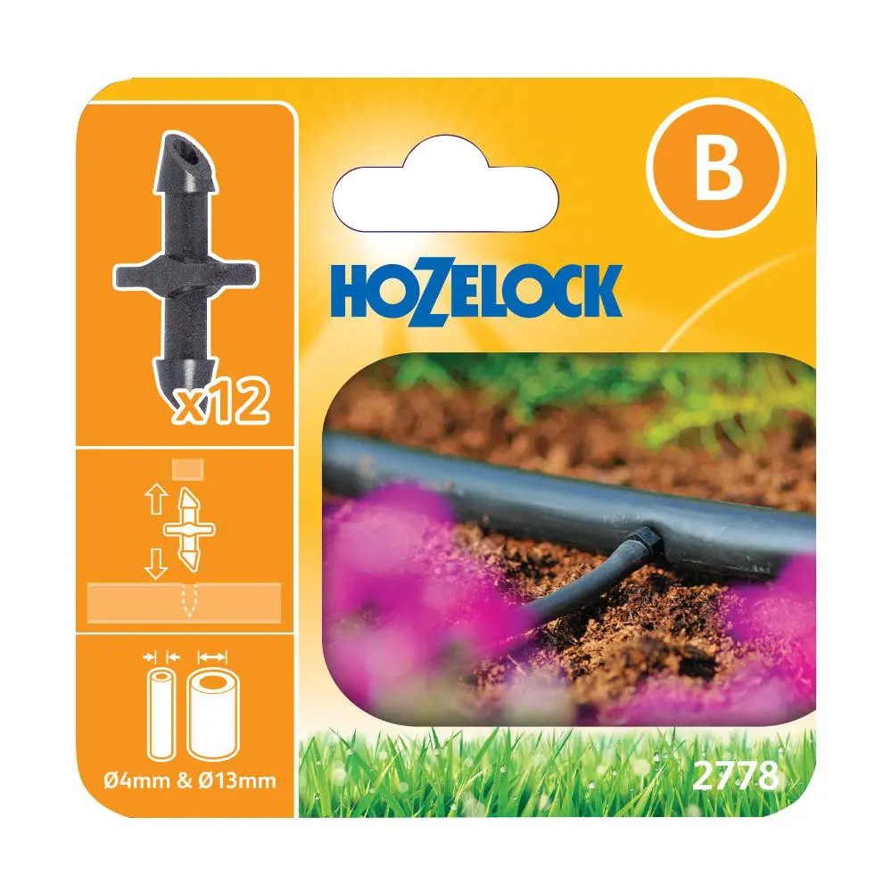 HOZELOCK 2778 STRAIGHT CONNECTOR 4MM 12PC