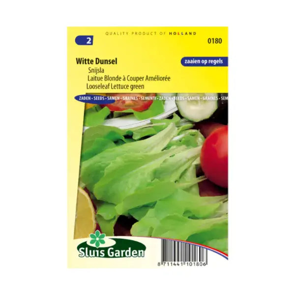 SL0180 Lettuce green Witte Dunsel