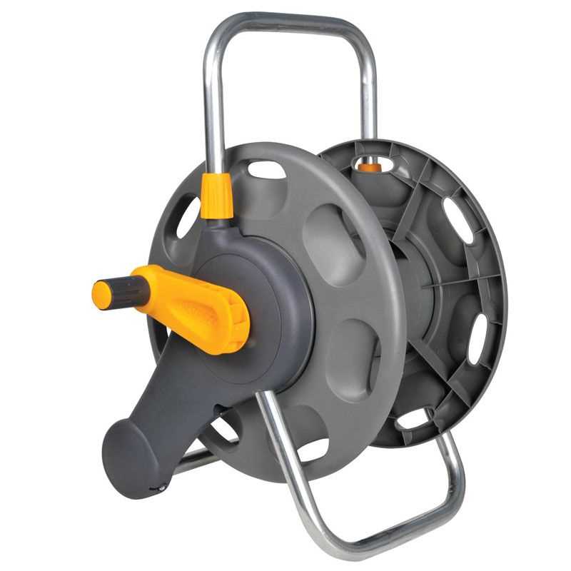 HOZELOCK 2475 ASSEMBLED 2-IN-1 HOSE REEL 60M