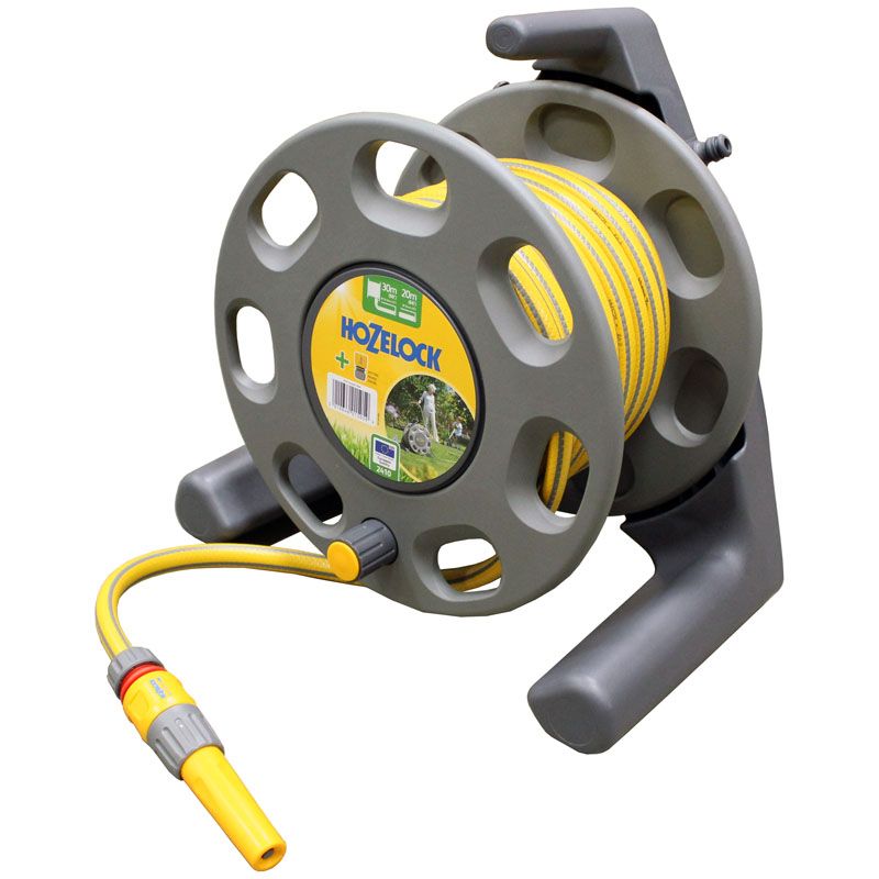 HOZELOCK 2410-7215-Y HOSE REEL SET WITH 15M MAXI-PLUS HOSE