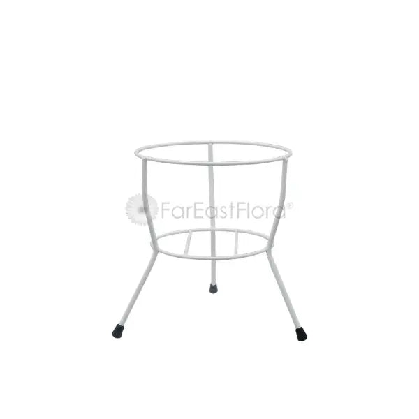 #107 SINGLE POT METAL STAND (W)