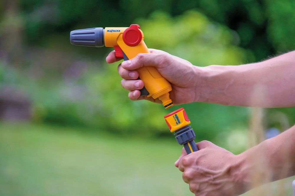 HOZELOCK 2675 JET SPRAY GUN WITH 3 SPRAY PATTERNS