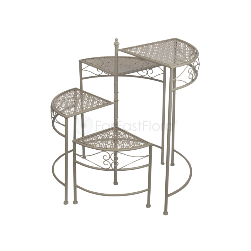 JD05-24014 Sandy Color SWIRL 4 PLANT HOLDER
