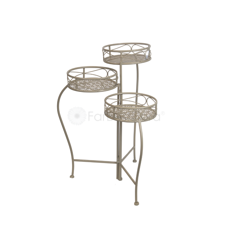 JD05-24015 Swirl Triple Plant Holder (Sandy)