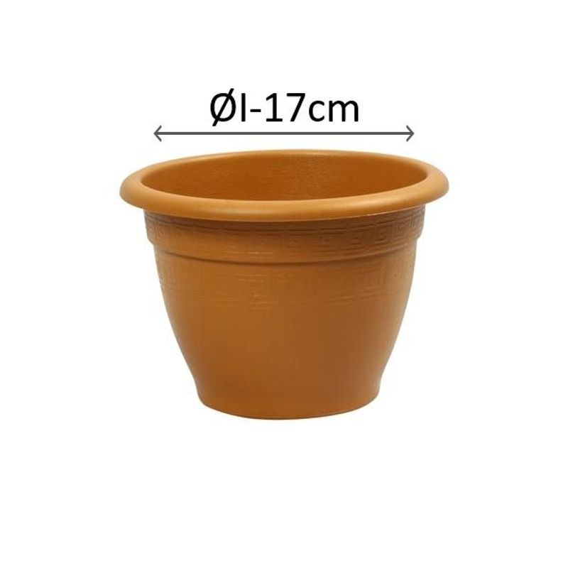 TC000010-100 CAMPANA POT 20cm Terracotta