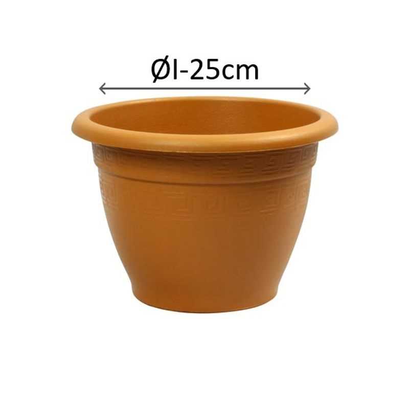 TC000002-100 CAMPANA POT 29cm Terracotta