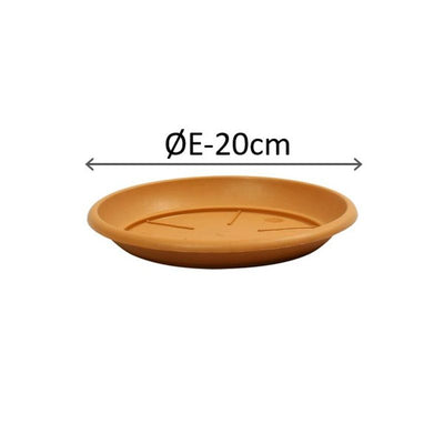 STS00020-100 SIENA SAUCERS 20cm Terracotta