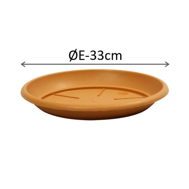 STS00033-100 SIENA SAUCERS 33cm Terracotta
