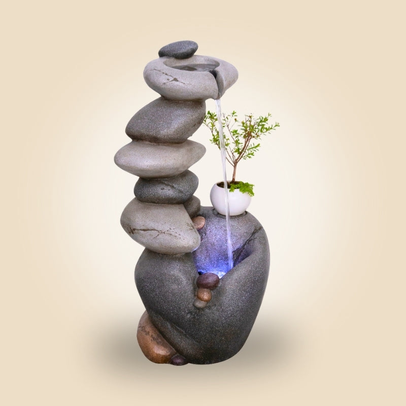 DW247027 POLYRESIN FOUNTAIN 34.0*25.0*71.0CM