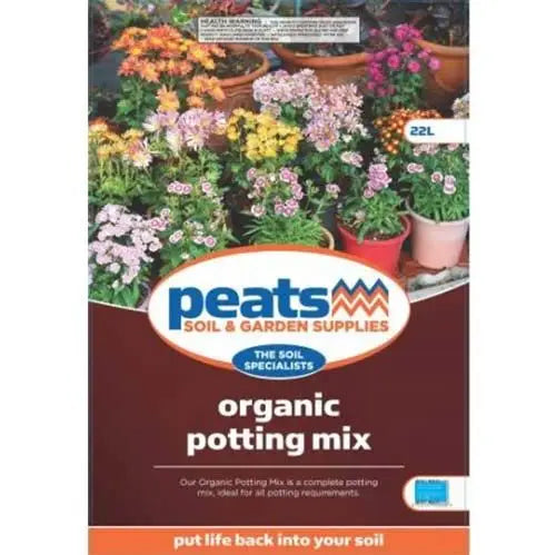 P0033 PEATS ORGANIC POTTING MIX (22L)