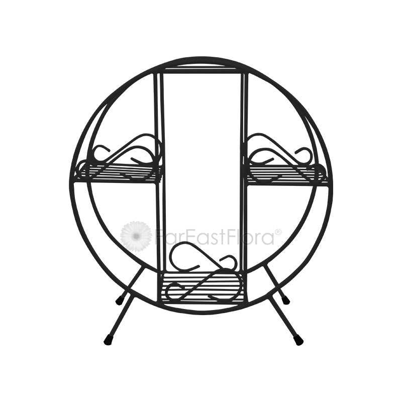 #05 PLANT METAL STAND 26HX21L (B/R)
