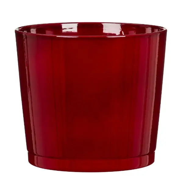 64643 883/11 Cover pot Dark Red