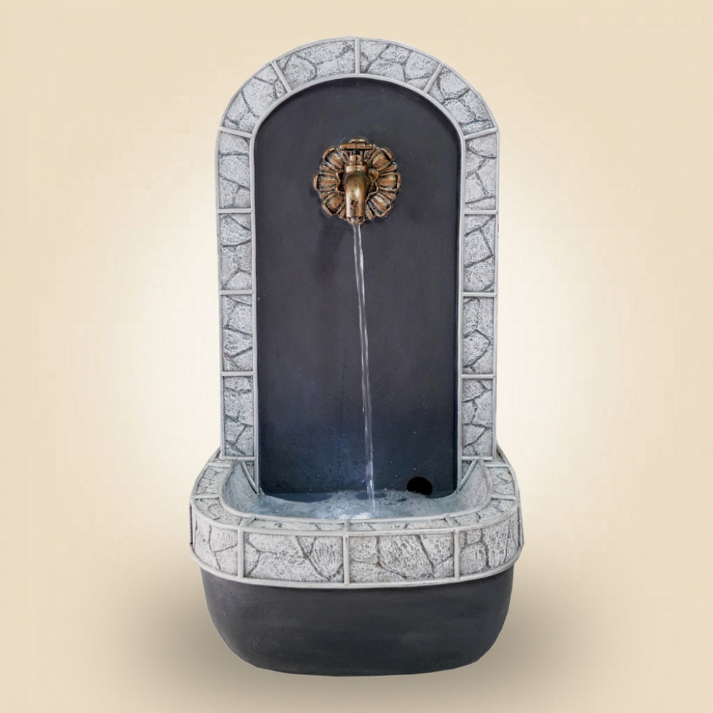 SS3220068 Polyresin water fountain L31.5cm xW26cm H57.5cm