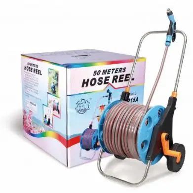 PR5015A-50M PREMIUM DELUXE HOSE REEL CART