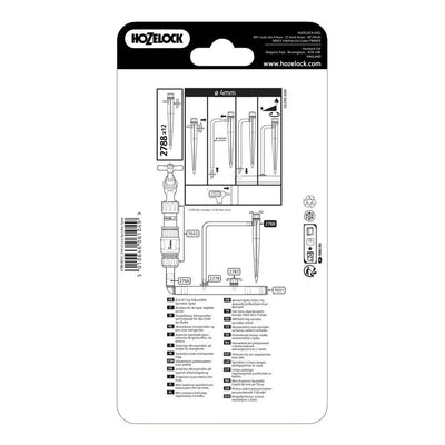 HOZELOCK 2788 END-OF-LINE ADJUSTABLE SPRINKLER SPIKES 12PC