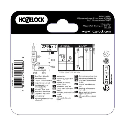 HOZELOCK 2796 STRIP MICRO SPRAY JET 12PC