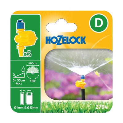 HOZELOCK 2794 ADJUSTABLE VARI-JETS 180º 3PC