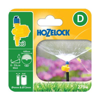 HOZELOCK 2794 ADJUSTABLE VARI-JETS 180º 3PC