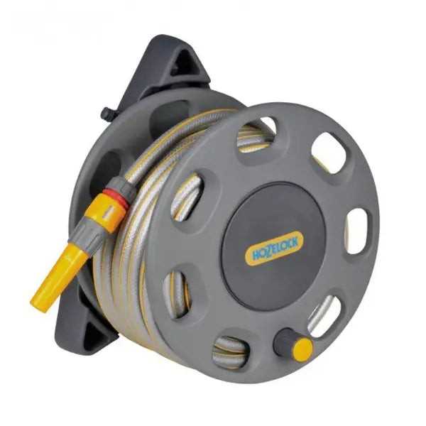 HOZELOCK 2420-7930-S WALL MOUNTED HOSE REEL SET WITH 30M ULTRAMAX HOSE