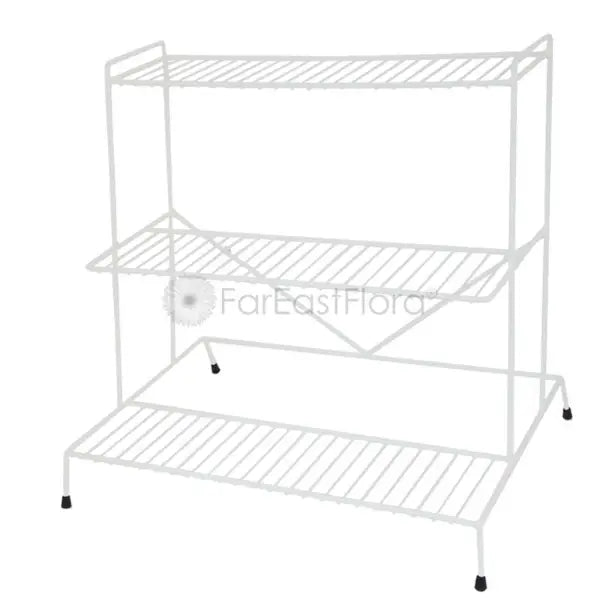#30 PLANT METAL STAND 3 TIER (W)