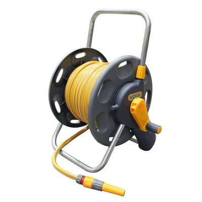 HOZELOCK 2475-7230-Y HOSE REEL SET WITH 30M MAXI-PLUS HOSE