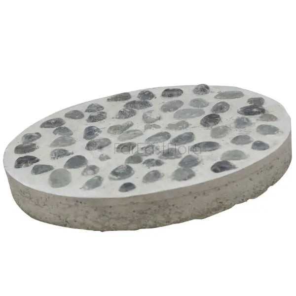 CEMENT SLAB ROUND BIG PEBBLES (14")