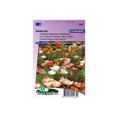 SL5465 California Poppy single flowered mix