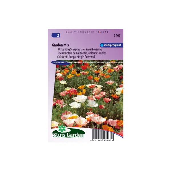 SL5465 California Poppy single flowered mix