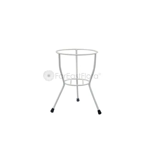 #104 SINGLE POT METAL STAND (W)