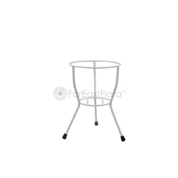 #104 SINGLE POT METAL STAND (W)