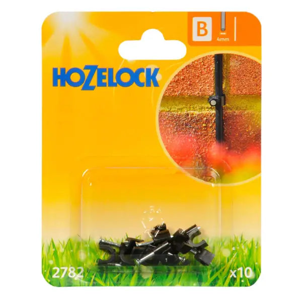 HOZELOCK 2782 WALL CLIP 4MM 10PC