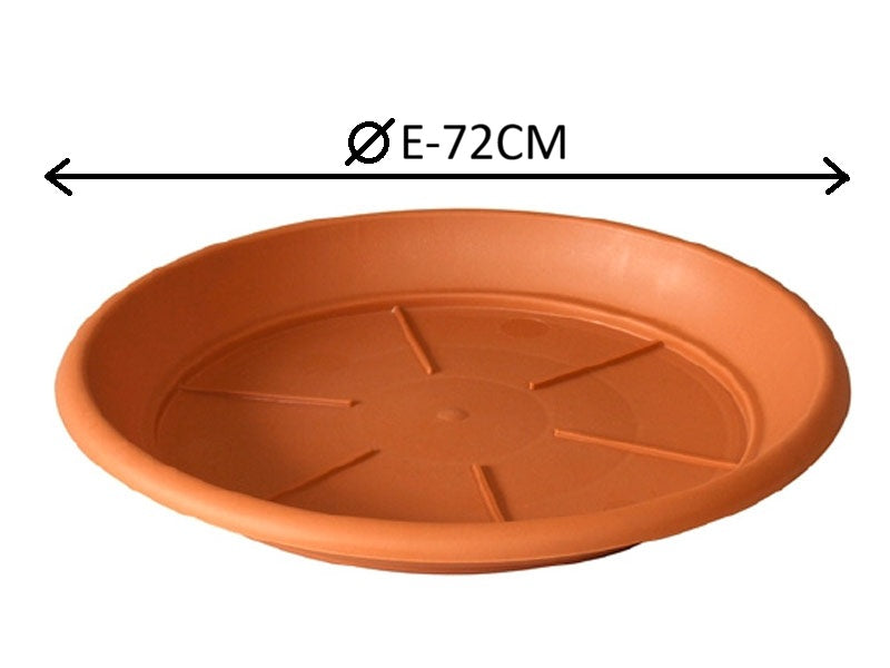 STS00072-100 SIENA SAUCERS 72cm Terracotta