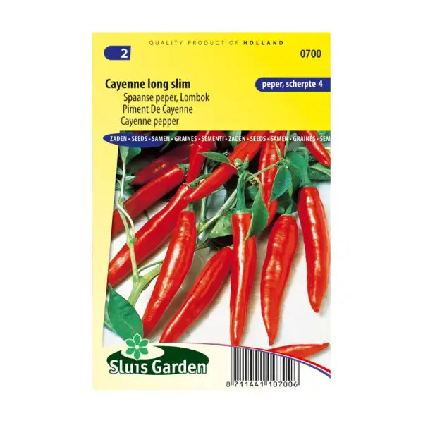 SL0700 Cayenne pepper Cayenne long slim