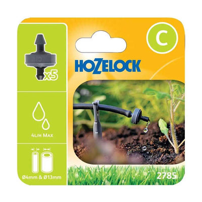 HOZELOCK 2785 END-OF-LINE PRESSURE COMPENSATING DRIPPER 5PC