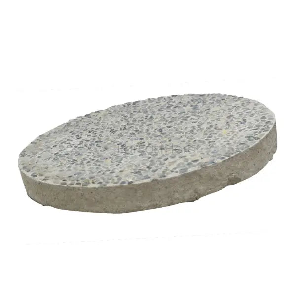 CEMENT SLAB ROUND SMALL PEBBLES (11")
