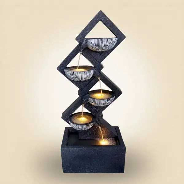 SS3220607 Polyresin water fountain L40cm xW24.5cm H97cm