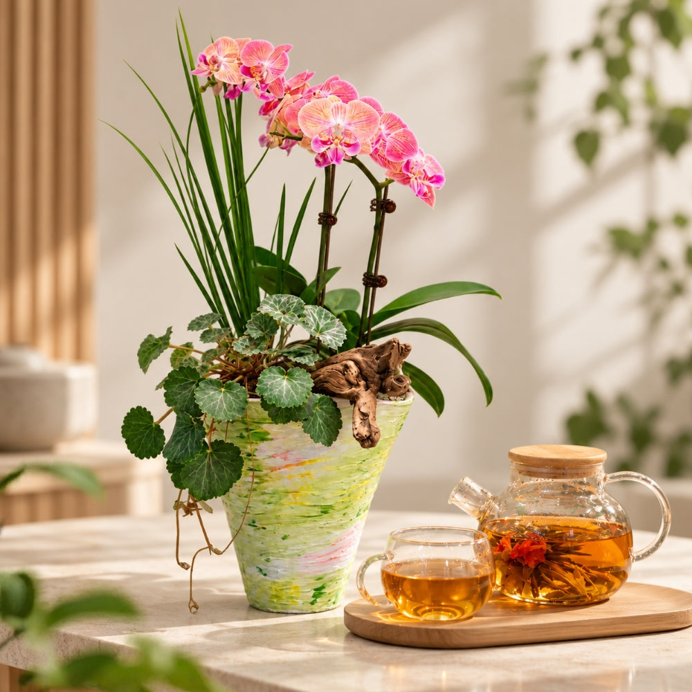 Workshop: Style, Pot & Bloom: Phalaenopsis Workshop with Blooming Tea
