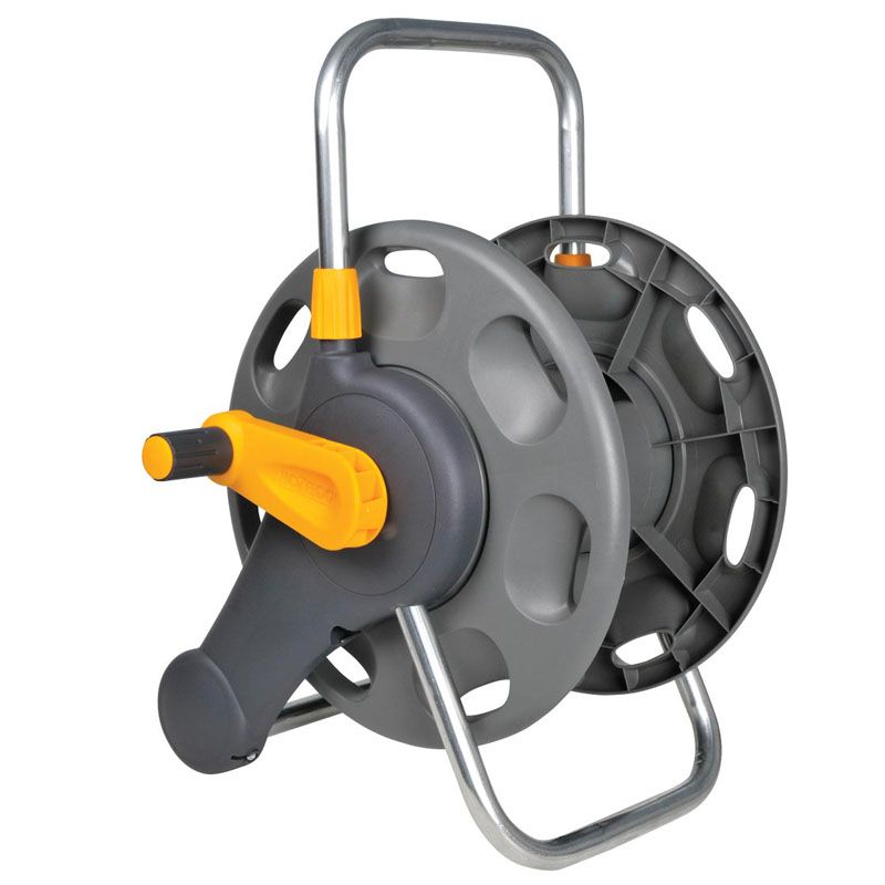 HOZELOCK 2475 ASSEMBLED 2-IN-1 HOSE REEL 60M