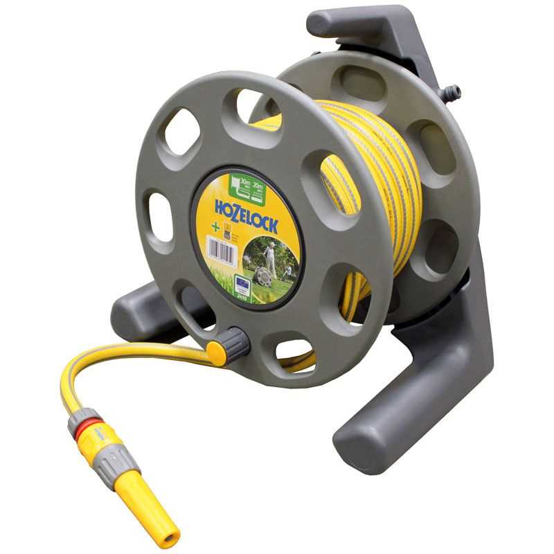 HOZELOCK 2410-7215-Y HOSE REEL SET WITH 15M MAXI-PLUS HOSE
