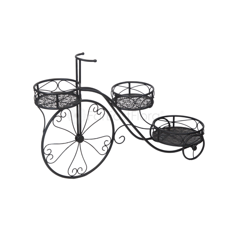 JD05-24036 Bicycle Planter (Matte Black)