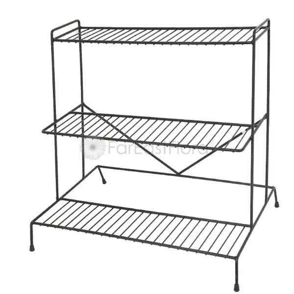 #30 PLANT METAL STAND 3 TIER (B/R)