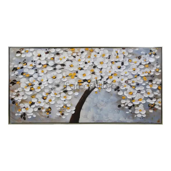 WALL ART BURST OF SPRING BLOSSOMS 62X122CM (SF)
