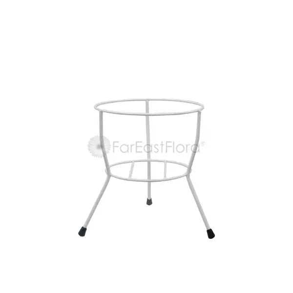 #107 SINGLE POT METAL STAND (W)