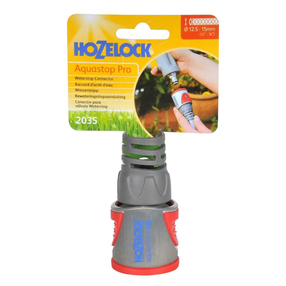 Hozelock 2035 Metal AquaStop Connector Pro